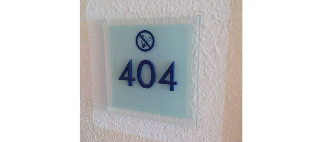 Raucher gegen Nichtraucher - Nichtraucher Hotelzimmer Nr. 404